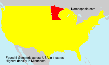 Surname Geogleris in USA Surname Geogleris in USA