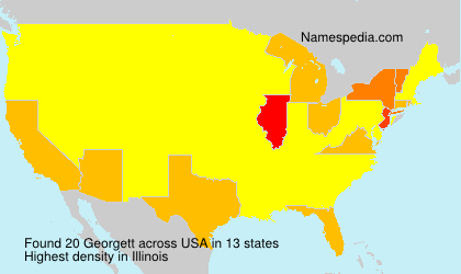 Surname Georgett in USA