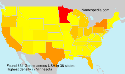 Surname Gerold in USA