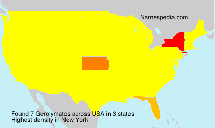 Surname Gerolymatos in USA
