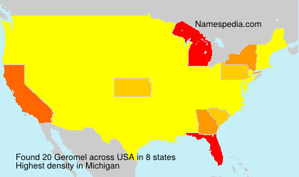 Surname Geromel in USA