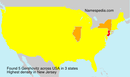 Surname Gershovitz in USA Surname Gershovitz in USA