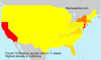 Surname Ghabour in USA