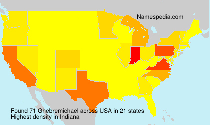 Surname Ghebremichael in USA