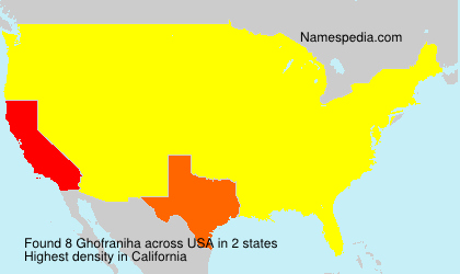 Surname Ghofraniha in USA