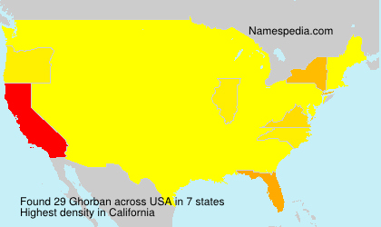 Surname Ghorban in USA