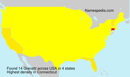Surname Gianatti in USA