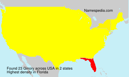 Surname Ginory in USA Surname Ginory in USA