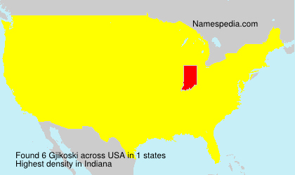 Surname Gjikoski in USA