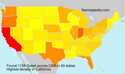 Surname Gobel in USA