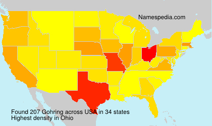 Surname Gohring in USA