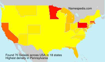 Surname Golaski in USA