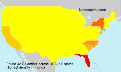 Surname Goldmintz in USA Surname Goldmintz in USA