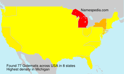 Surname Golematis in USA