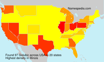 Surname Golubic in USA