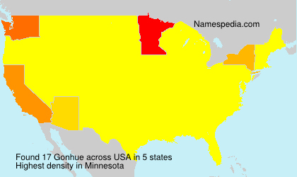 Surname Gonhue in USA Surname Gonhue in USA