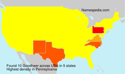 Surname Goodheer in USA Surname Goodheer in USA