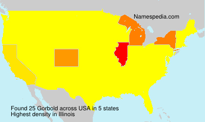 Surname Gorbold in USA Surname Gorbold in USA