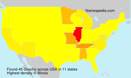 Surname Goschy in USA