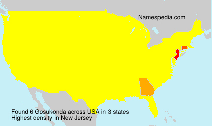 Surname Gosukonda in USA
