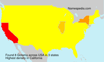Surname Gotama in USA Surname Gotama in USA