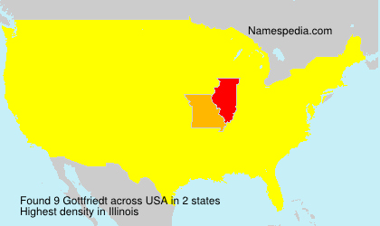 Surname Gottfriedt in USA Surname Gottfriedt in USA
