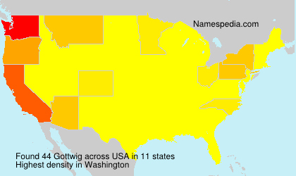 Surname Gottwig in USA Surname Gottwig in USA