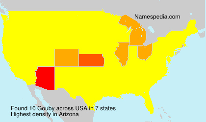 Surname Gouby in USA