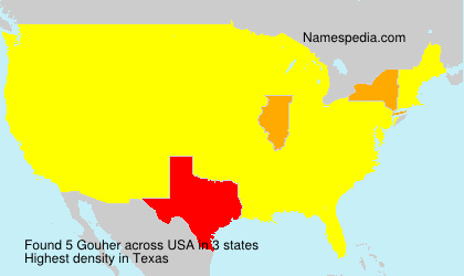 Surname Gouher in USA