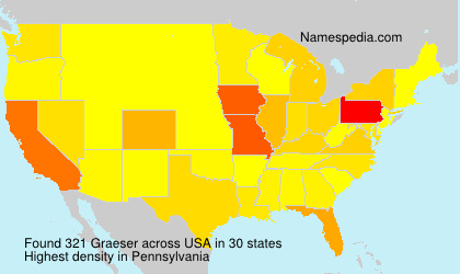 Surname Graeser in USA