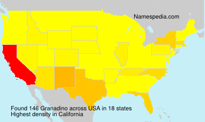 Surname Granadino in USA Surname Granadino in USA