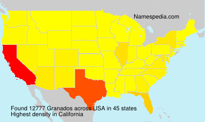 Surname Granados in USA