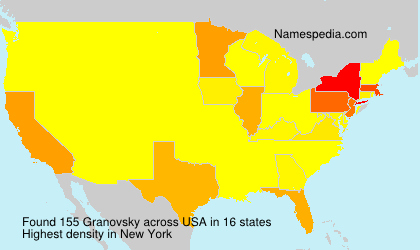 Surname Granovsky in USA Surname Granovsky in USA