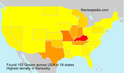 Surname Gream in USA Surname Gream in USA