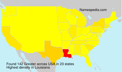 Surname Greater in USA Surname Greater in USA