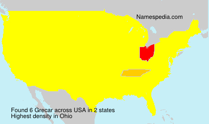 Surname Grecar in USA Surname Grecar in USA