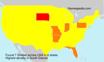 Surname Greibel in USA Surname Greibel in USA