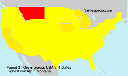 Surname Greyn in USA Surname Greyn in USA