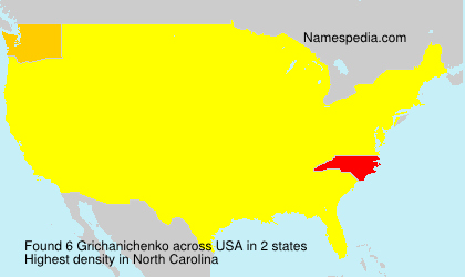 Surname Grichanichenko in USA