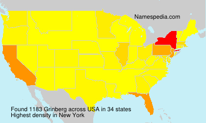 Surname Grinberg in USA