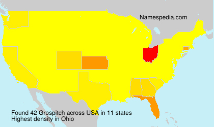 Surname Grospitch in USA