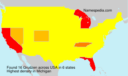 Surname Grudzen in USA Surname Grudzen in USA