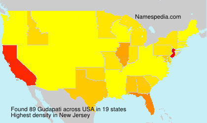 Surname Gudapati in USA