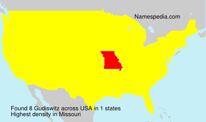 Surname Gudiswitz in USA Surname Gudiswitz in USA