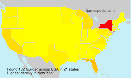 Surname Guilder in USA