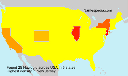 Surname Hacioglu in USA