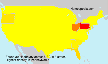 Surname Hadbavny in USA Surname Hadbavny in USA