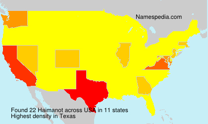 Surname Haimanot in USA