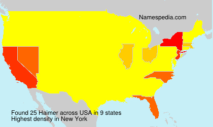 Surname Haimer in USA