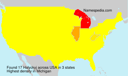Surname Halyckyj in USA Surname Halyckyj in USA